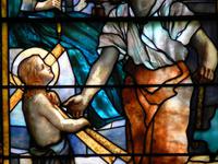 Brearton Memorial Window:  Jesus in the Workshop at Nazareth