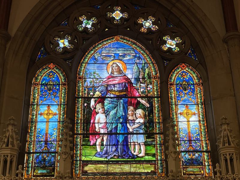 Myers Memorial Window:  Charity