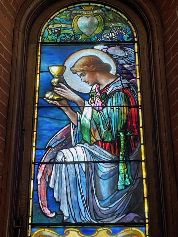 Cheesborough Memorial Window:  Angel Presenting the Wine