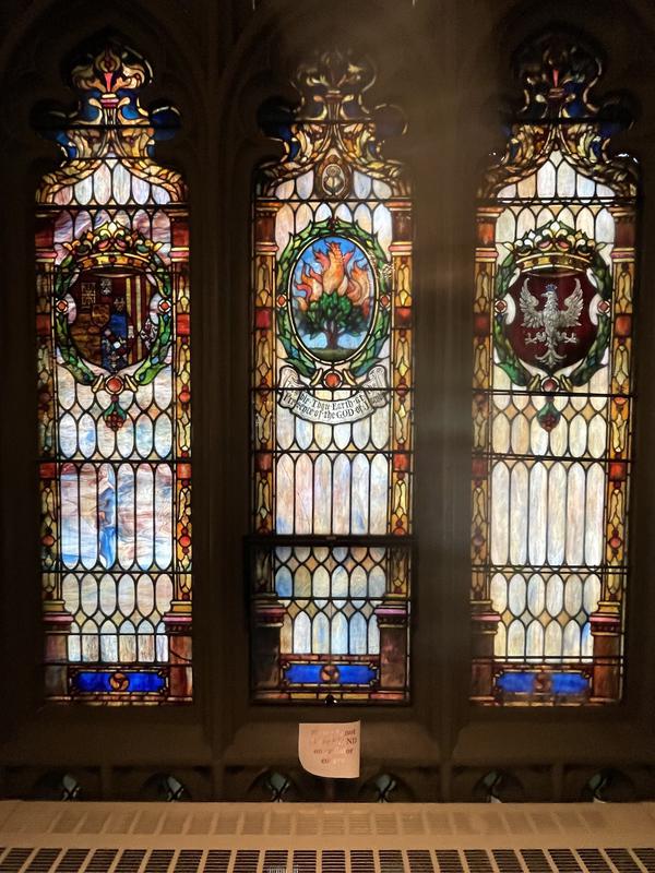 Demarest Memorial Window:  Hugenot Window