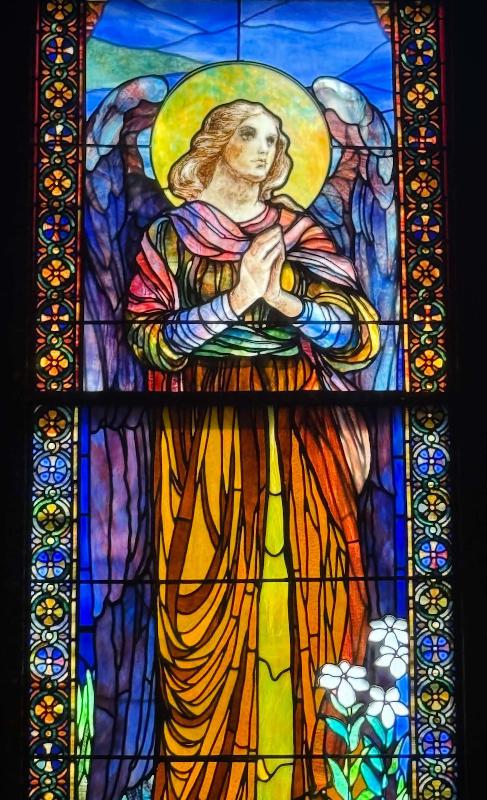 Dunbar Memorial Window:  Angel of Praise