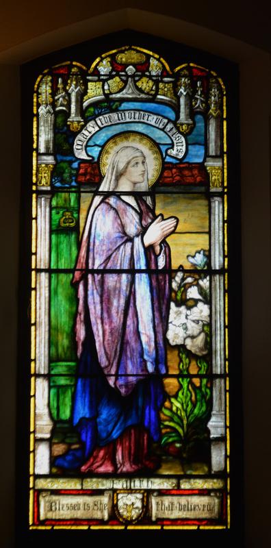 Brodhead Memorial Window:  Mary, representing Faith