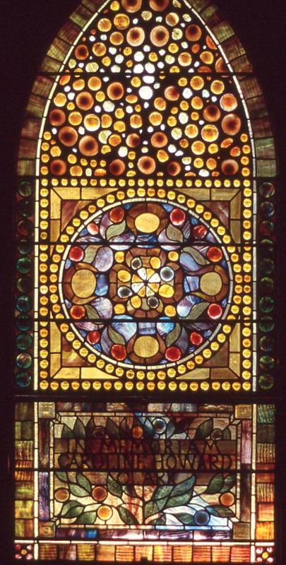 Clark Memorial Window:  ornamental