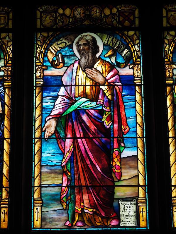 Foster Memorial Window:  St. Andrew