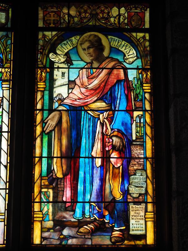 Barron Memorial Window:  St. James the Just