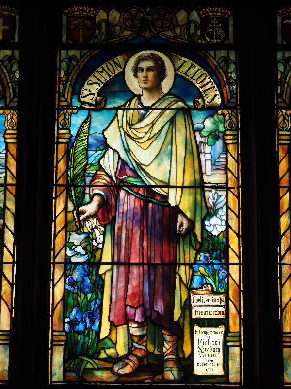 Grant Memorial Window:  St. Simon Zelotes