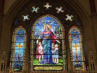 Myers Memorial Window: Charity Myers Memorial Window: Charity