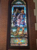 Barker Memorial Window: David Playing the Harp Before Saul Barker Memorial Window: David Playing the Harp Before Saul