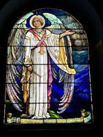 Bigelow Memorial Window:  Angel Measuring the City
