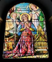 Peters Memorial Window:  St. Cecilia