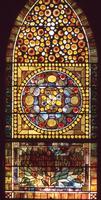 Clark Memorial Window: ornamental Clark Memorial Window: ornamental