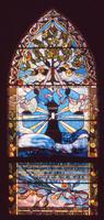 Phinney Memorial Window: ornamental with lighthouse Phinney Memorial Window: ornamental with lighthouse