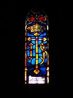 Stickney Memorial Window: Cross and Crown Stickney Memorial Window: Cross and Crown