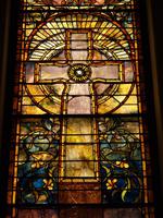 Humphrey Memorial Window: ornamental with cross Humphrey Memorial Window: ornamental with cross