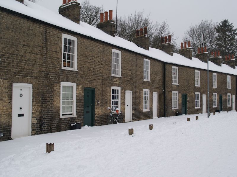 terrace, Lower Park Street, Cambridge, England