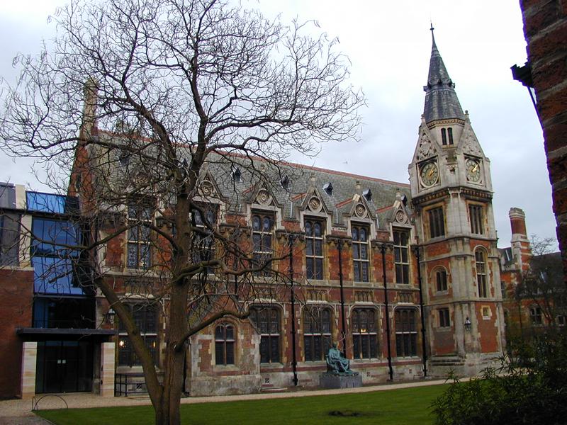 Pembroke College: Library Court: library (Alfred Waterhouse)