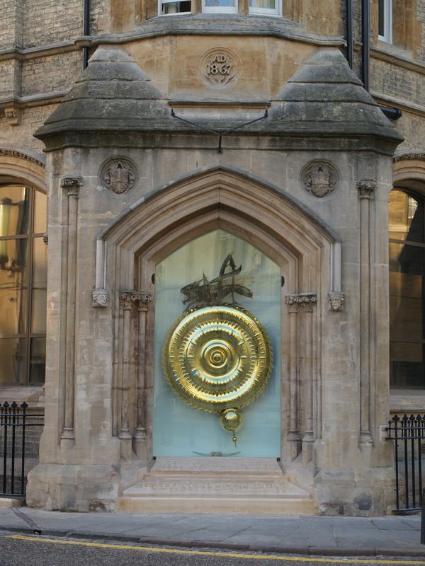 Corpus Christi College: Bene't Street: Taylor Library, Corpus Clock (John Taylor)