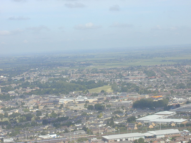 10 June 2000: East Road area: looking northwest