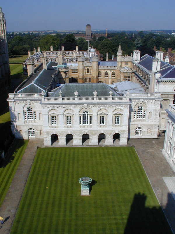 18 July 2000: looking west towards the Old Schools and University Library