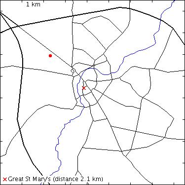 map for Horse Chestnut Avenue