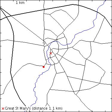 map for Barton Road: Maitland House, 1