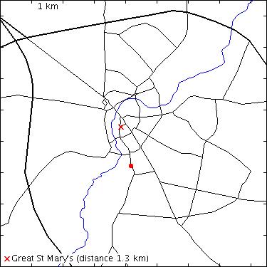 map for Trumpington Road: Belvoir Terrace, 3