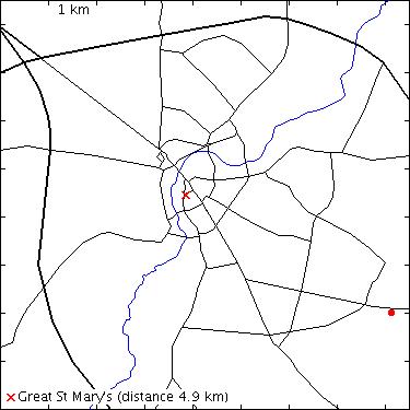 map for Peterhouse Technology Park: Fulbourn Road: ARM headquarters building