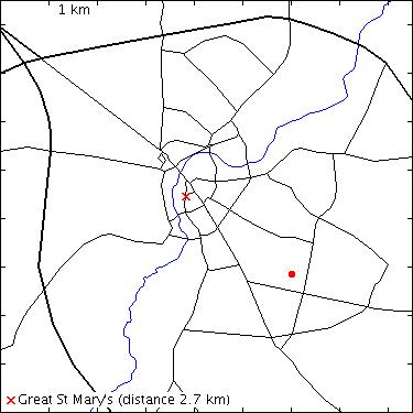 map for Gisborne Road: Hawkes House, 39
