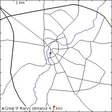 map for Chaplen Street: 89-91