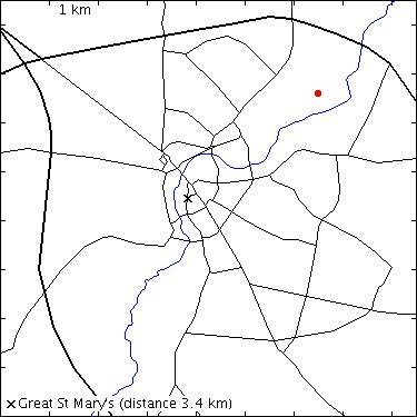 map for Cowley Road: Cambridge North railway station