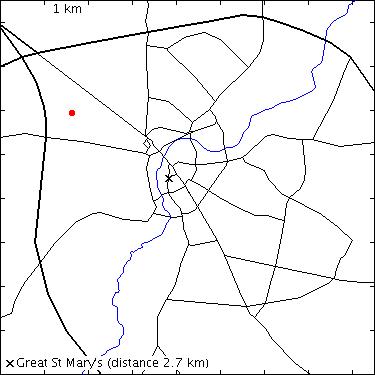 map for Ridgeway: Ryle Yard