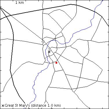 map for university: Union Road: Department of Chemistry