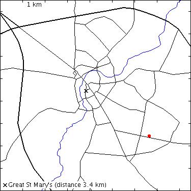 map for Derwent Close: 2b