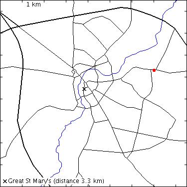 map for Newmarket Road: micro-homes