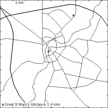 map for Cambridge Science Park: Milton Road: car park