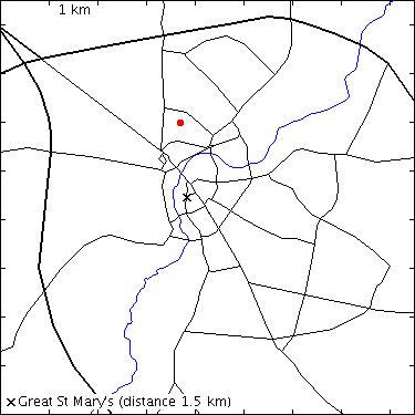 map for Akeman Street: Nigel Gawthrope Court