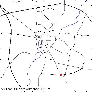 map for Hills Road: 291