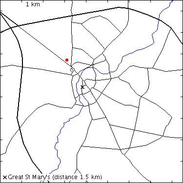 map for St Stephen's Place: 50