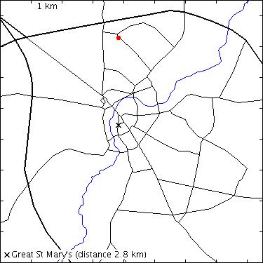 map for Arbury Road: Meadows Community Centre