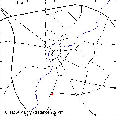 map for Gazeley Lane: Tanglewood