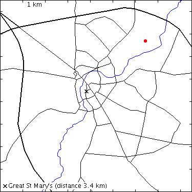 map for Cambridge Square: One