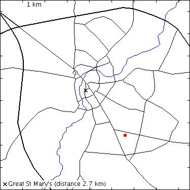 map for Comar Mews: 3