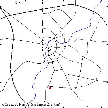 map for Gazeley Lane: Mackery End