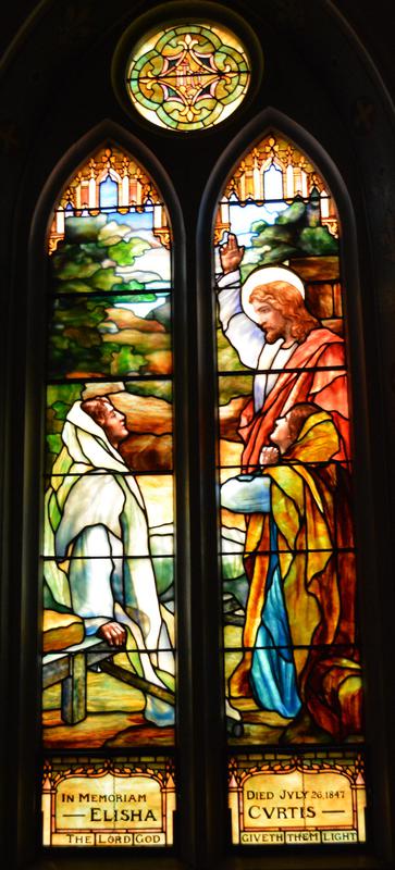 Curtis Memorial Window:  The Raising of Lazarus