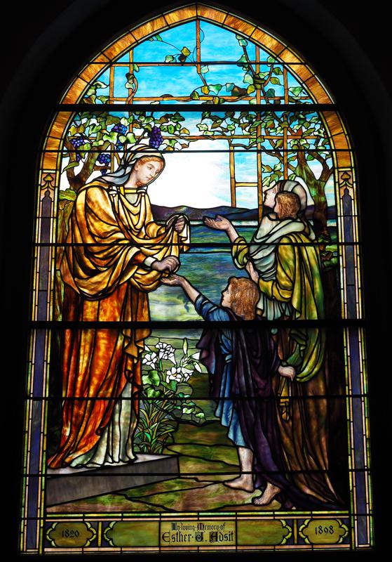 Adsit Memorial Window:  Charity