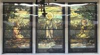 Duer Memorial Window: boy Jesus and two children Duer Memorial Window: boy Jesus and two children