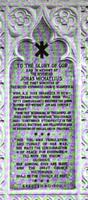 Michaëlius Memorial Tablet: glass mosaic tablet Michaëlius Memorial Tablet: glass mosaic tablet