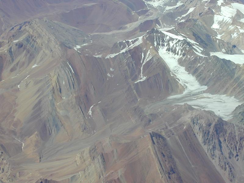 Andes: dusty mountains