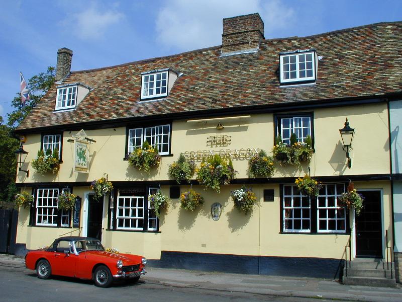 Cambridge, England: Water Street: Green Dragon pub