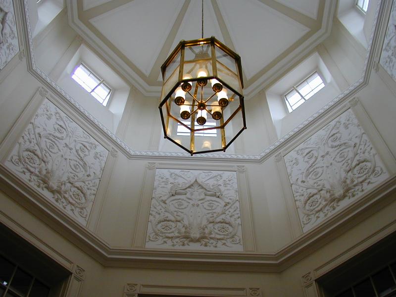 Cambridge, England: Downing College: library cupola (1992-1993, architect Quinlan Terry)